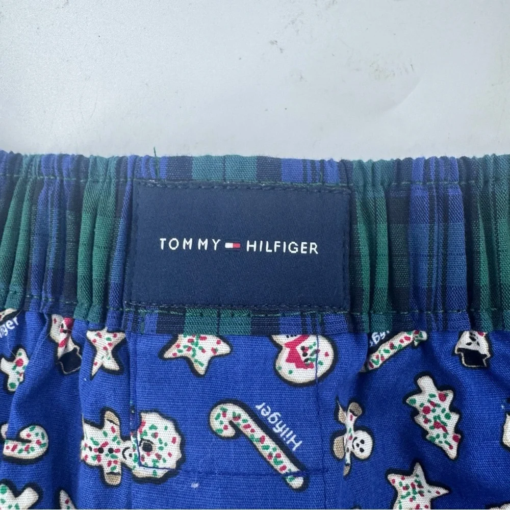 Tommy Hilfiger Blue Christmas/Holiday Patterned Boxers‎